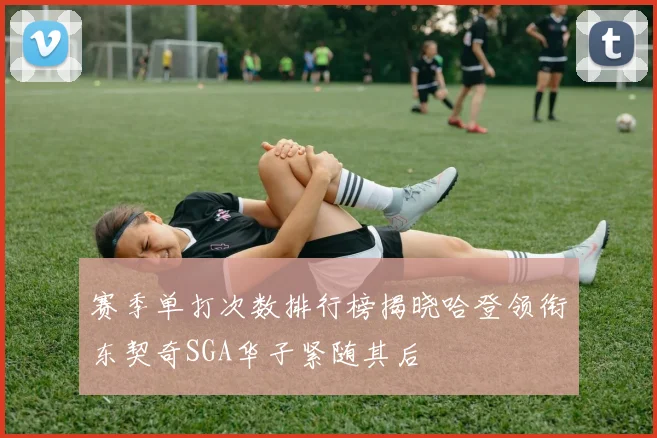 赛季单打次数排行榜揭晓哈登领衔东契奇SGA华子紧随其后