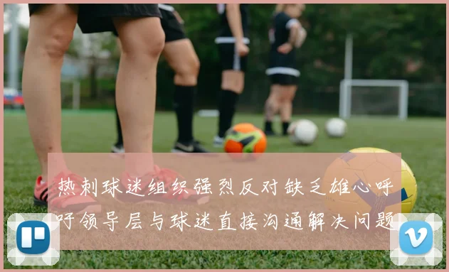 热刺球迷组织强烈反对缺乏雄心呼吁领导层与球迷直接沟通解决问题